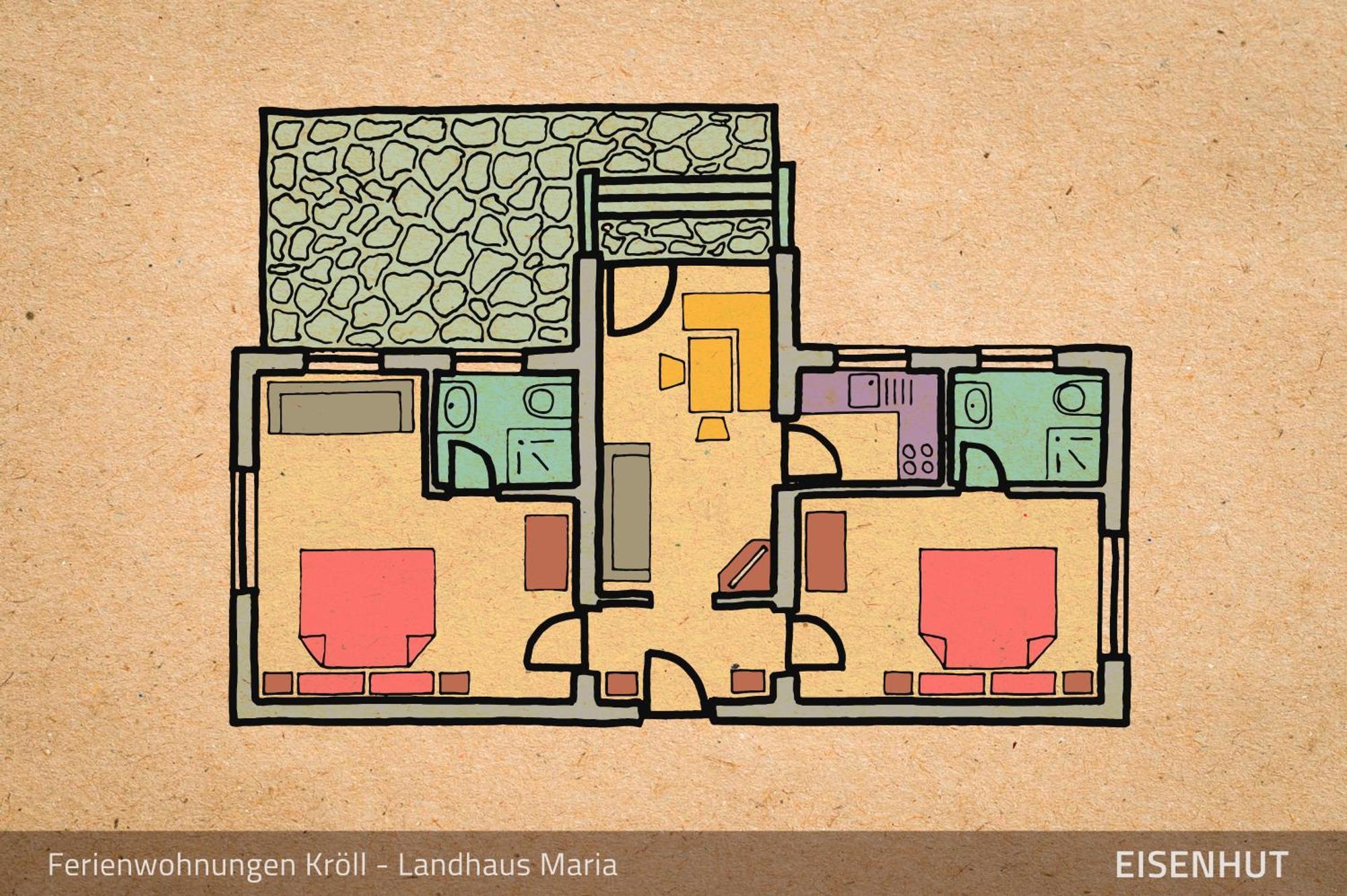 Ferienwohnungen Kroll - Appartements Viktoria Und Landhaus Maria ไมย์อาโฮเฟิน ห้อง รูปภาพ