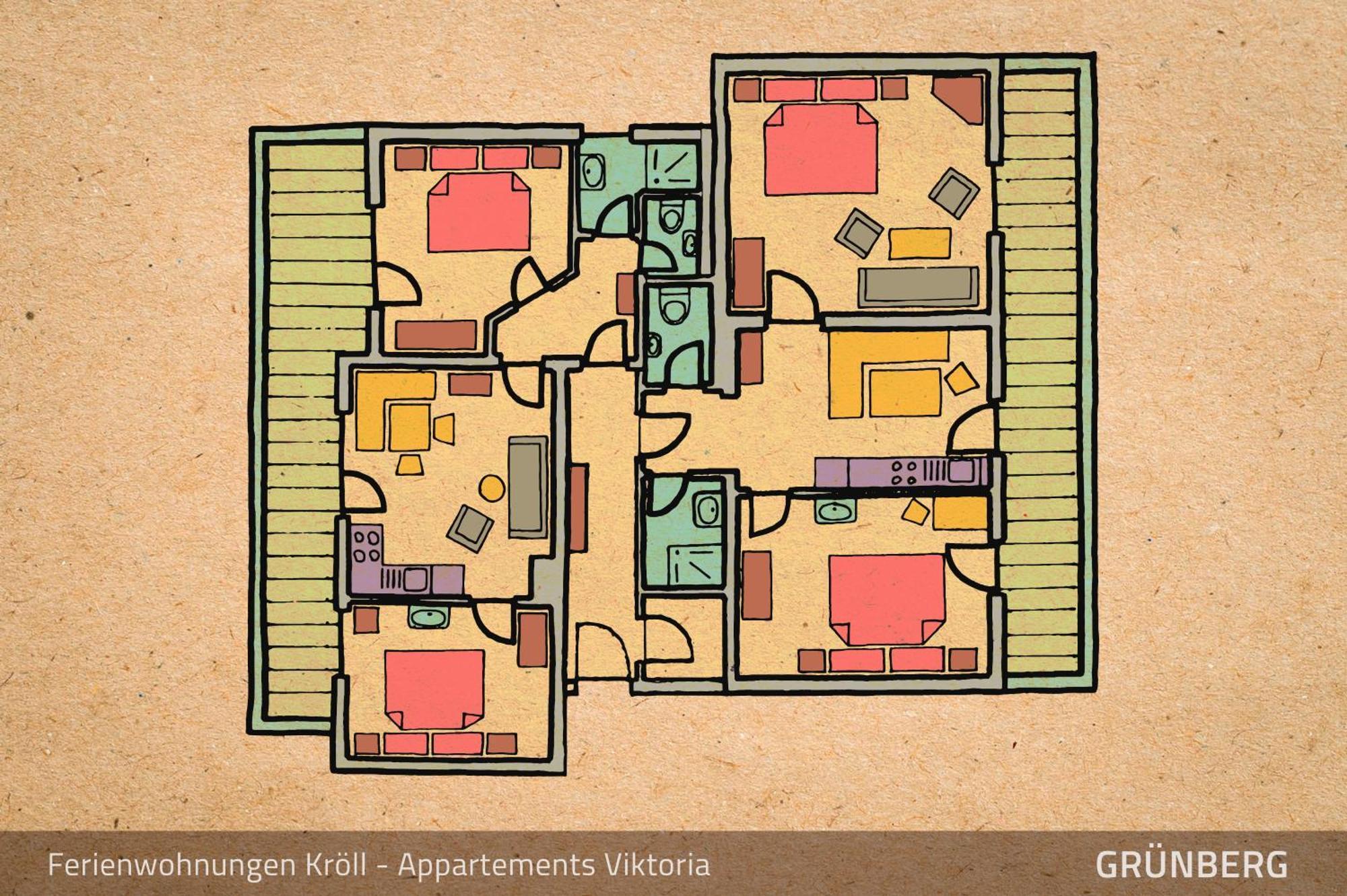 Ferienwohnungen Kroll - Appartements Viktoria Und Landhaus Maria ไมย์อาโฮเฟิน ห้อง รูปภาพ